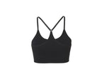 Brassière de sport côtelée femme
