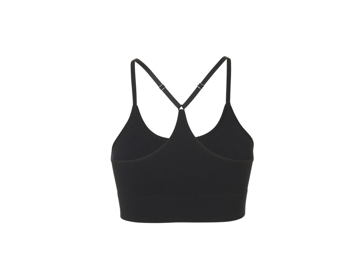 Brassière de sport côtelée femme