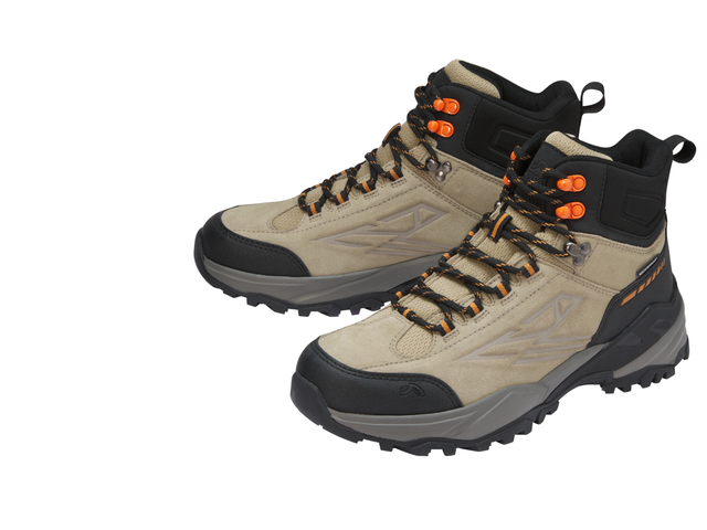 Chaussures de randonnée montantes homme en cuir premium