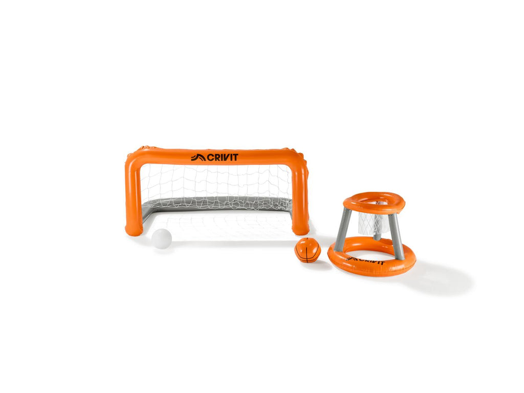 Filet d’aqua volley gonflable ou set de but et panier gonflables