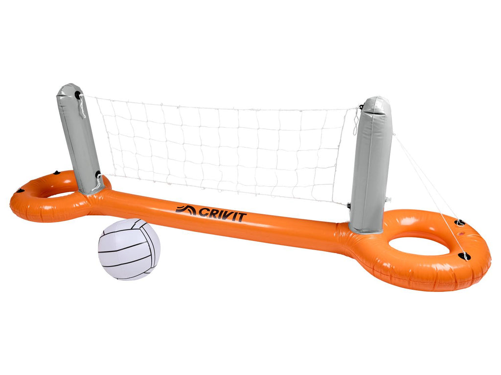 Filet d’aqua volley gonflable ou set de but et panier gonflables