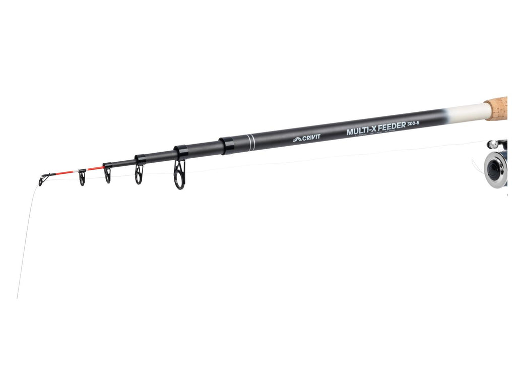 Kit de pêche au lancer 210-5 ou Kit de pêche de fond et feeder 300-5 pu Kit de pêche au lancer 270-5
