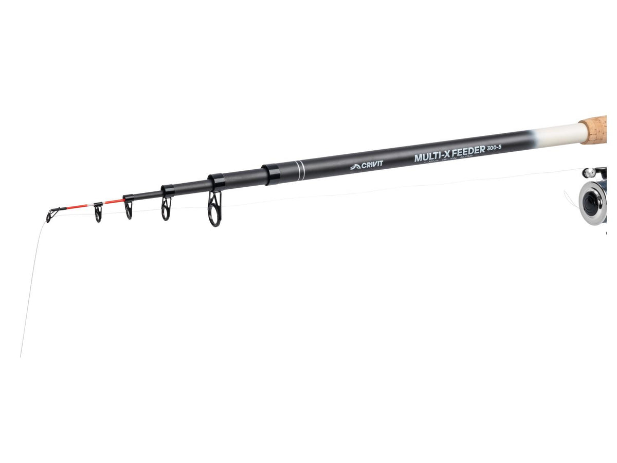 Kit de pêche au lancer 210-5 ou Kit de pêche de fond et feeder 300-5 pu Kit de pêche au lancer 270-5