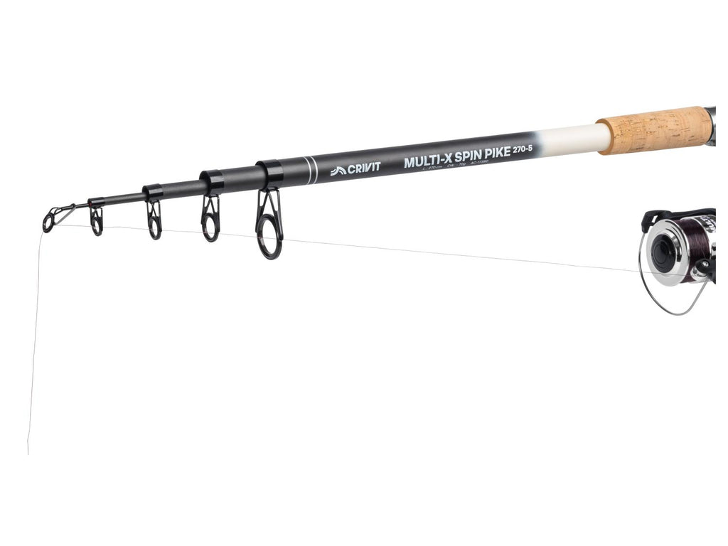 Kit de pêche au lancer 210-5 ou Kit de pêche de fond et feeder 300-5 pu Kit de pêche au lancer 270-5