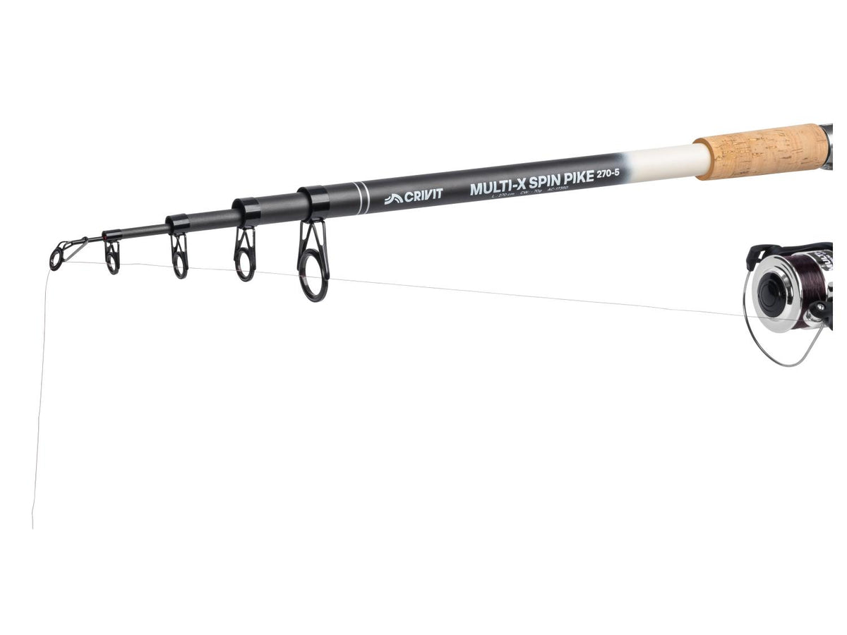 Kit de pêche au lancer 210-5 ou Kit de pêche de fond et feeder 300-5 pu Kit de pêche au lancer 270-5