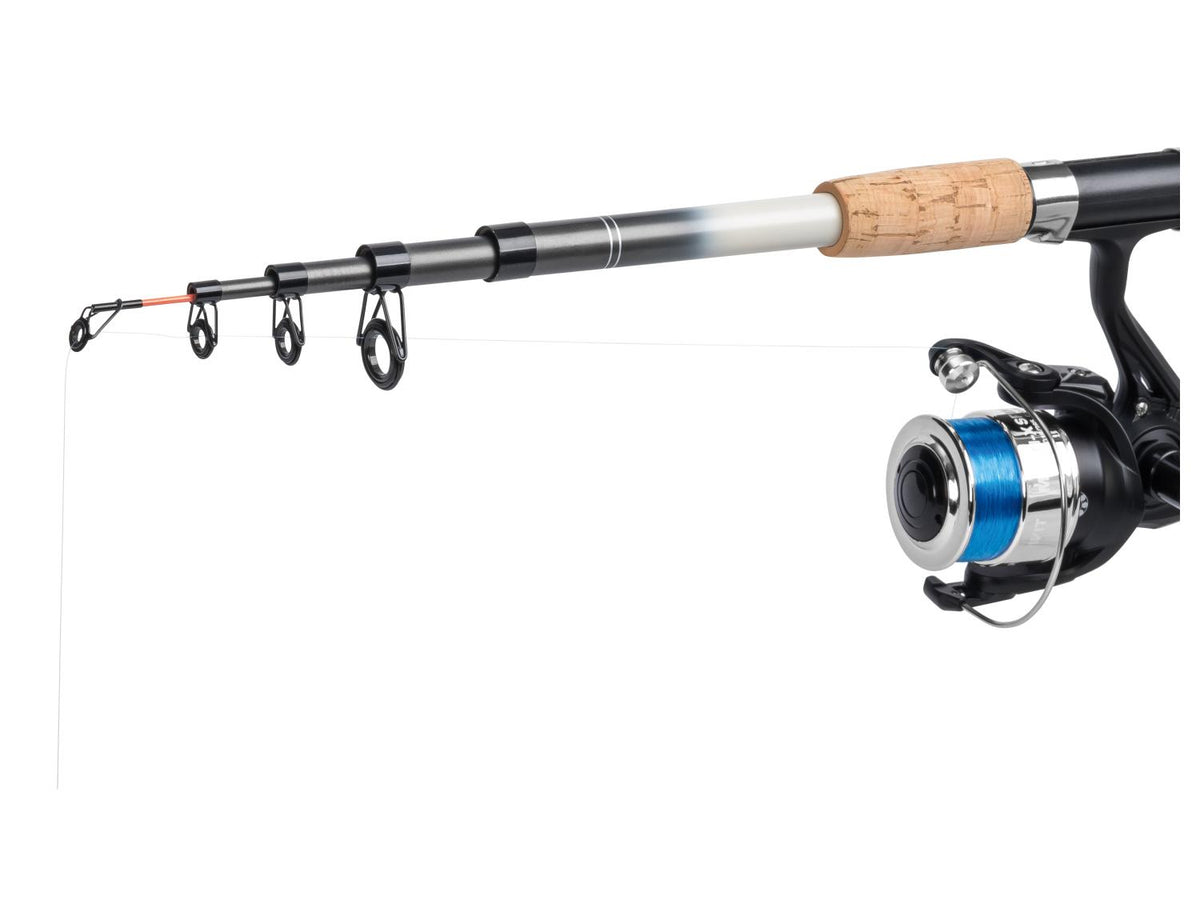 Kit de pêche au lancer 210-5 ou Kit de pêche de fond et feeder 300-5 pu Kit de pêche au lancer 270-5