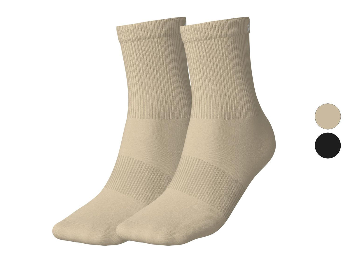 Lot de 2 paires de chaussettes de yoga femme
