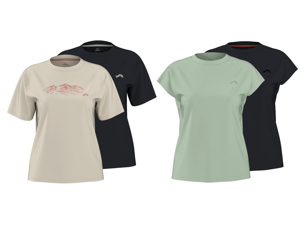 Lot de 2 t-shirts techniques femme