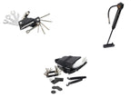 Outil multifonction pour vélo, sacoche de selle avec outils ou mini-pompe à manomètre