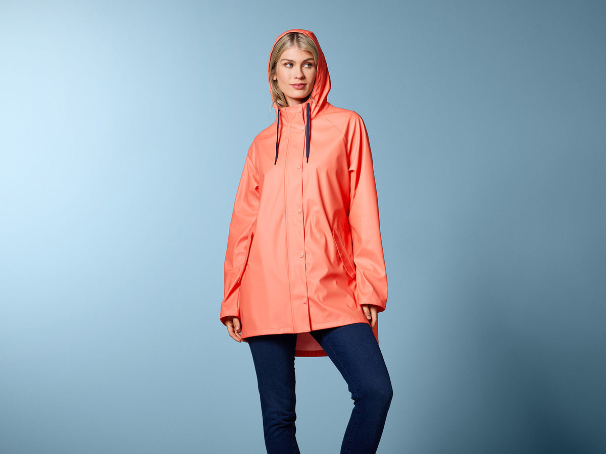 Parka de pluie femme