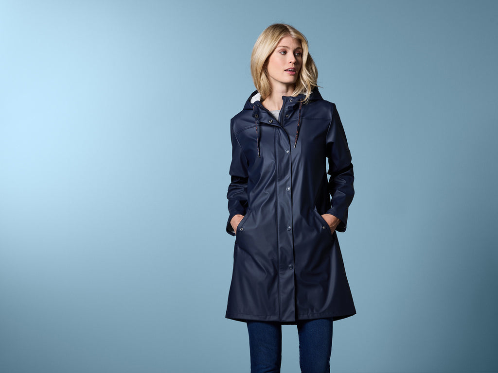 Parka de pluie femme