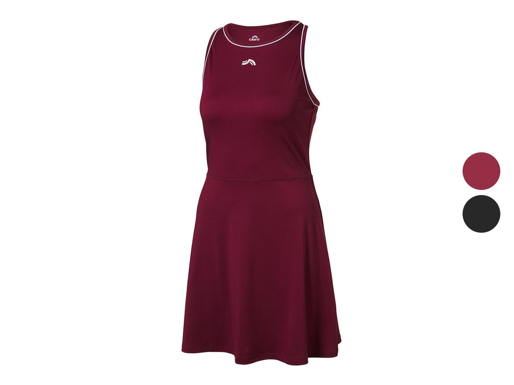 Robe de sport femme tennis/padel avec short intégré