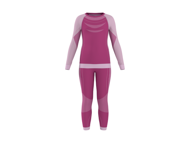 Sous-vêtements fonctionnels sans coutures enfants, 2 pièces