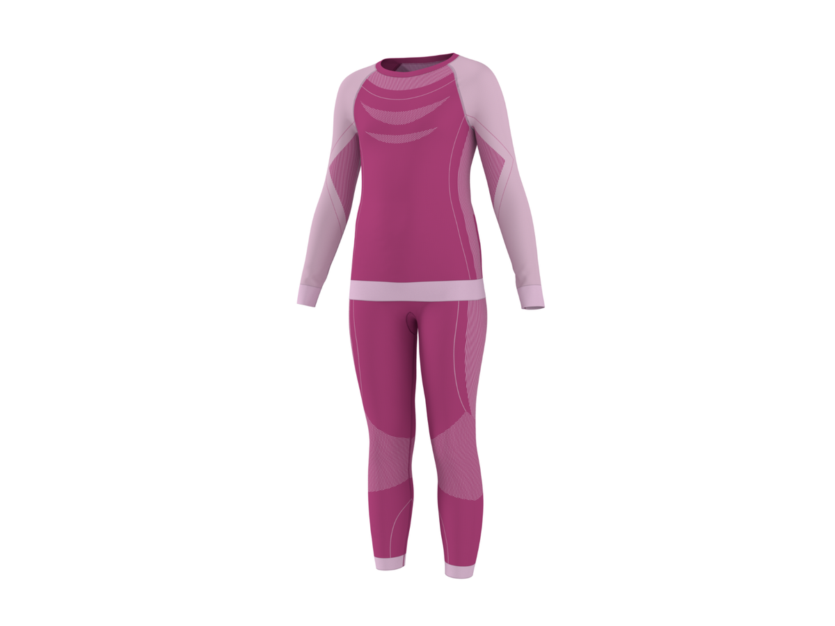 Sous-vêtements fonctionnels sans coutures enfants, 2 pièces