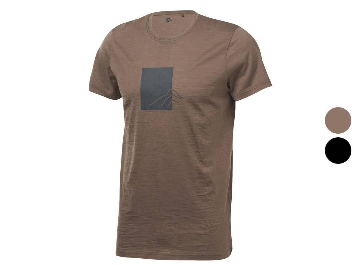 Tee-shirt fonctionnel homme en laine mérinos