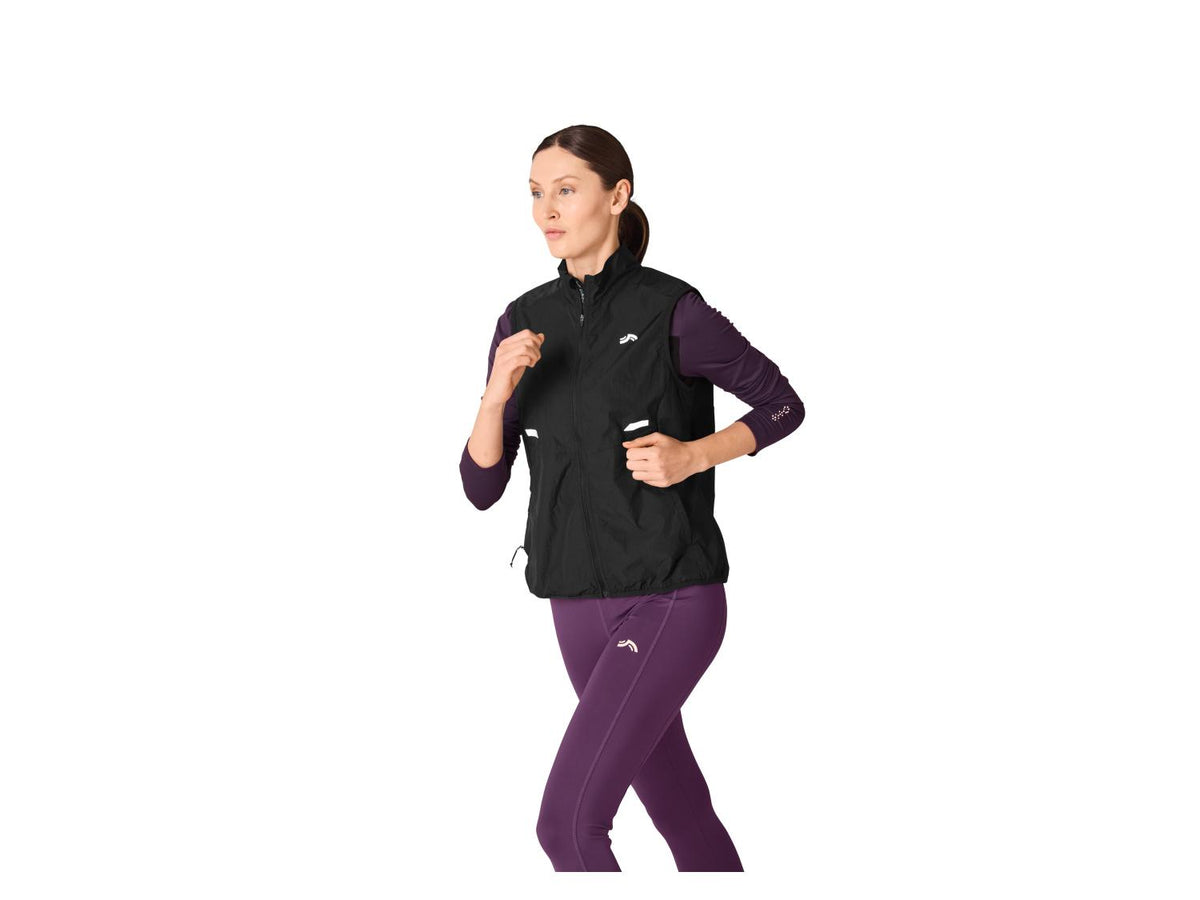 Veste de running sans manches femme