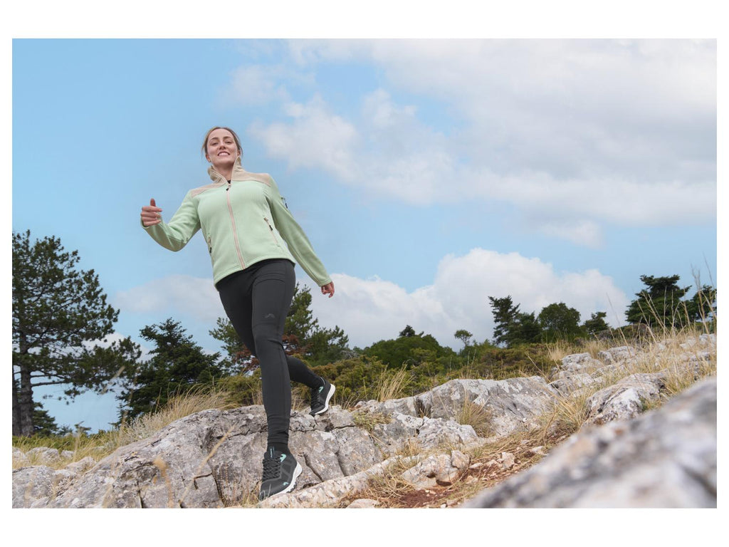 Veste en tricot polaire pour femme