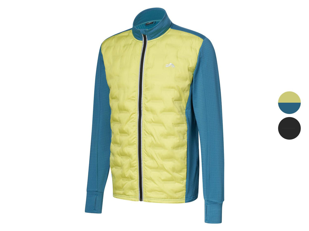 Veste hybride thermique pour hommes avec doublure polaire