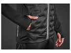 Veste hybride thermique pour hommes avec doublure polaire