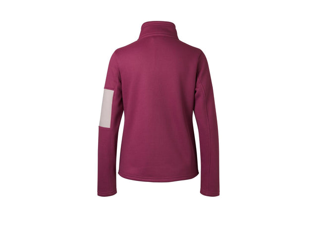 Veste polaire femme en maille, poches latérales