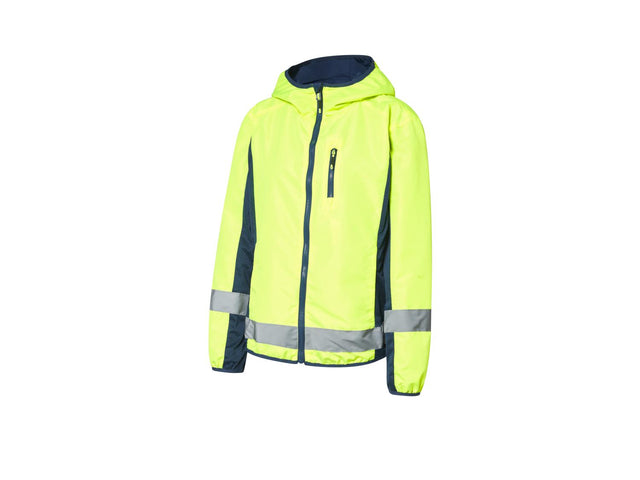 Veste réversible pour femme, matière extérieure déperlante