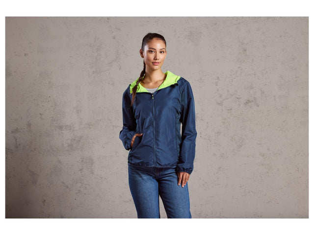 Veste réversible pour femme, matière extérieure déperlante
