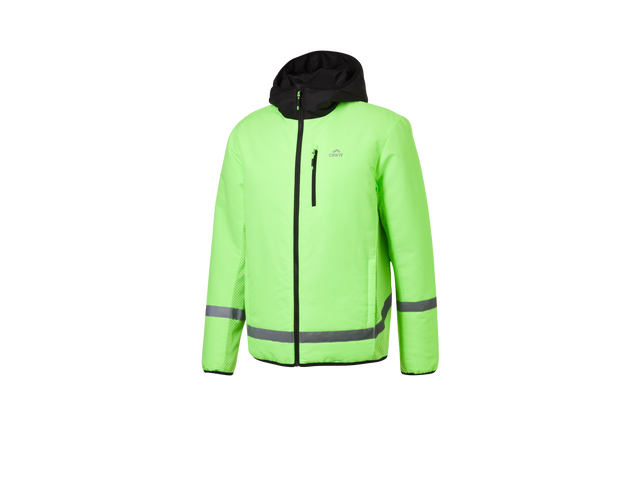 Veste réversible pour homme, avec réflecteurs