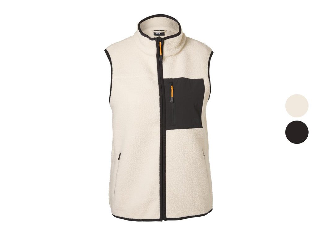 Veste sans manches en peluche femme