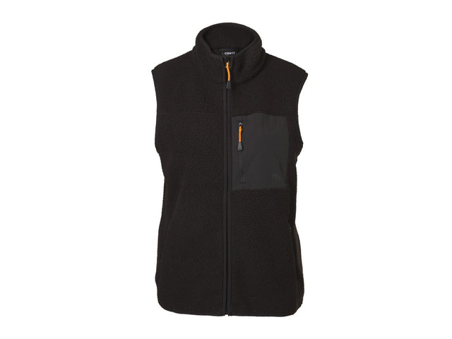 Veste sans manches en peluche femme