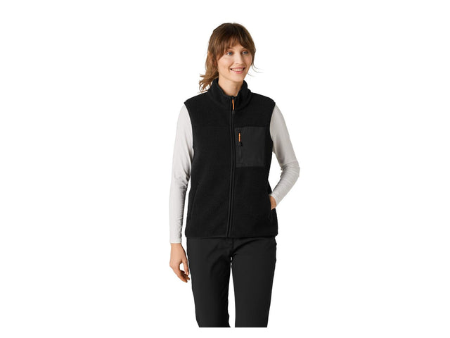Veste sans manches en peluche femme
