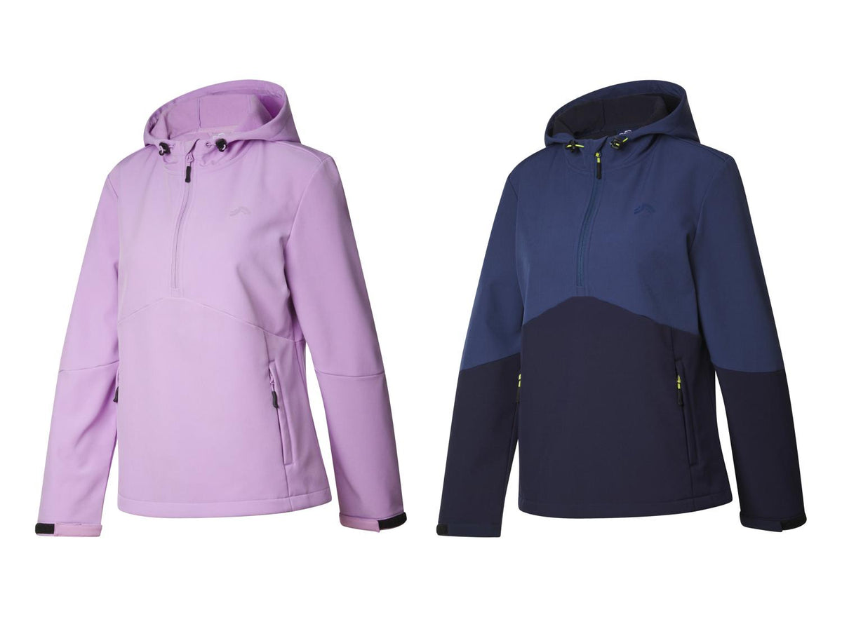 Veste softshell pour femme, coupe-vent et respirante