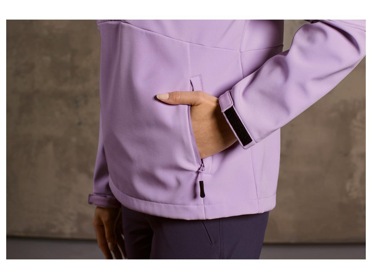 Veste softshell pour femme, coupe-vent et respirante