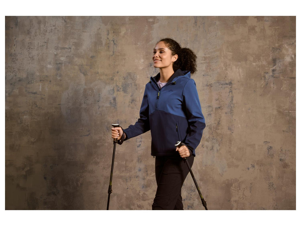 Veste softshell pour femme, coupe-vent et respirante