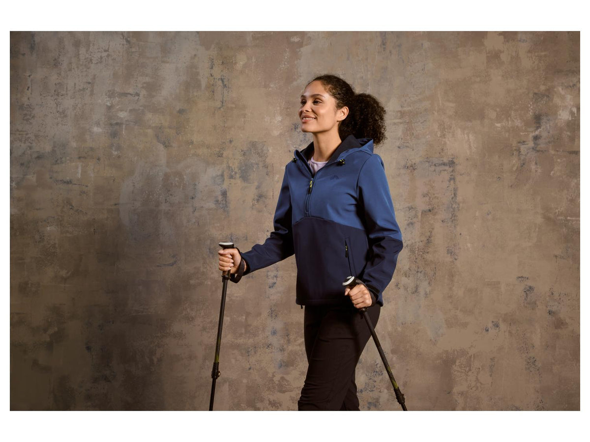 Veste softshell pour femme, coupe-vent et respirante