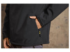 Veste softshell pour homme, matière supérieure déperlante