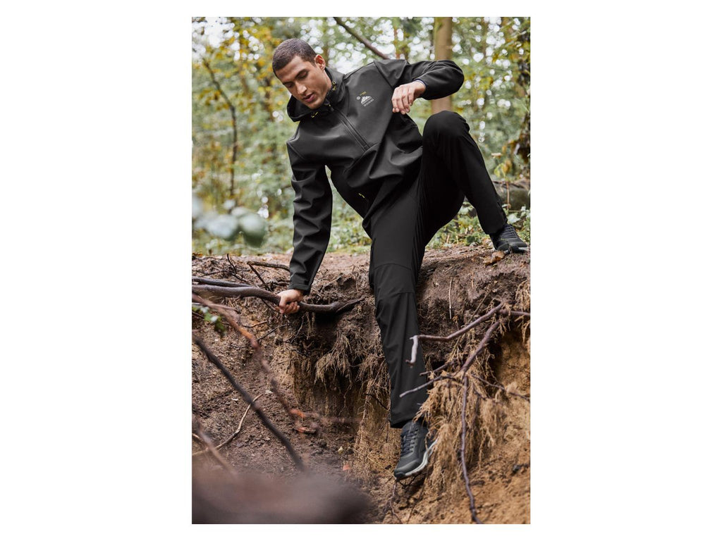 Veste softshell pour homme, matière supérieure déperlante