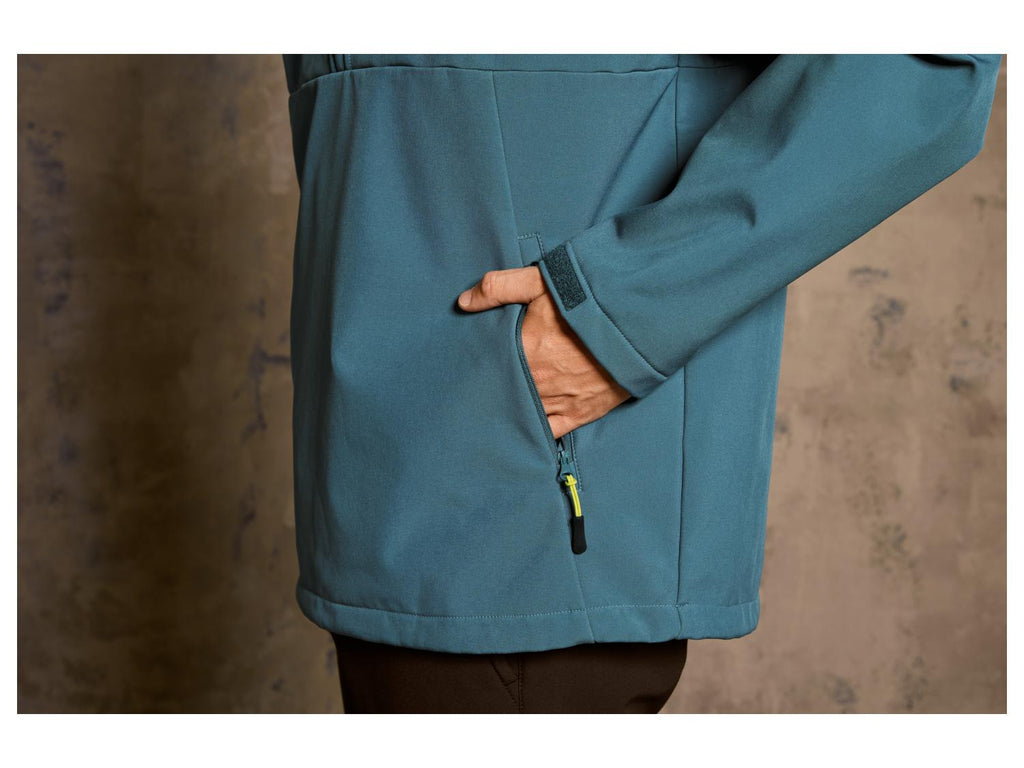 Veste softshell pour homme, matière supérieure déperlante