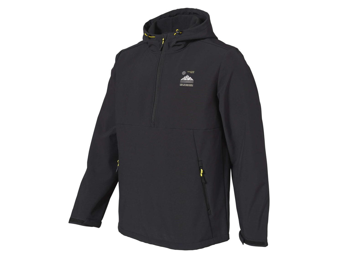 Veste softshell pour homme, matière supérieure déperlante
