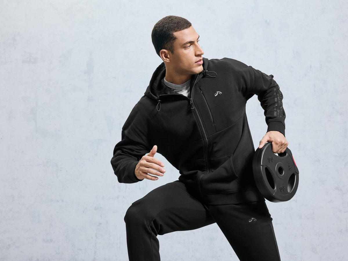 Veste zippée en molleton pour homme avec technologie HeiQ Mint