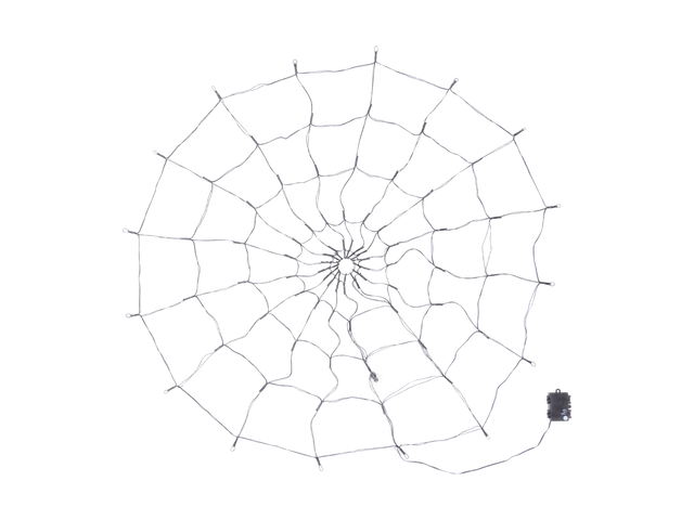 Décoration d'Halloween « Toile d'araignée LED », avec 80 LED