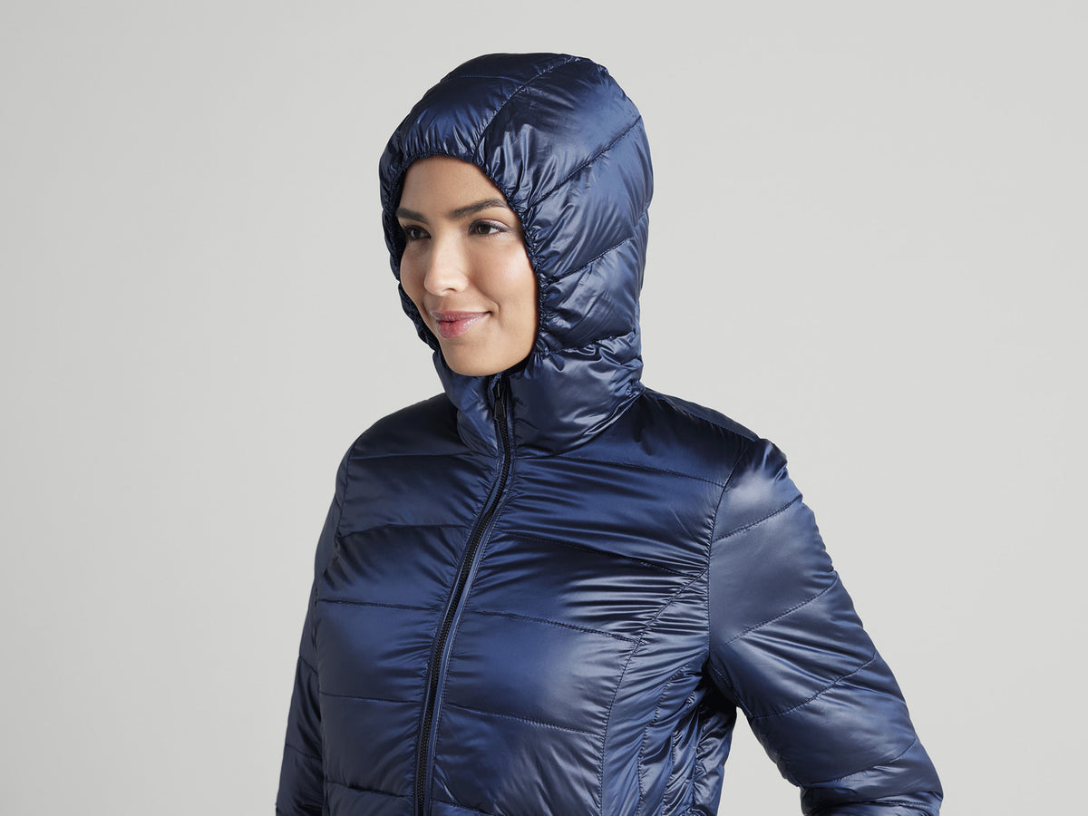 Doudoune longue légère femme