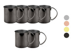 Set de tasses Moscow Mule en acier inoxydable
