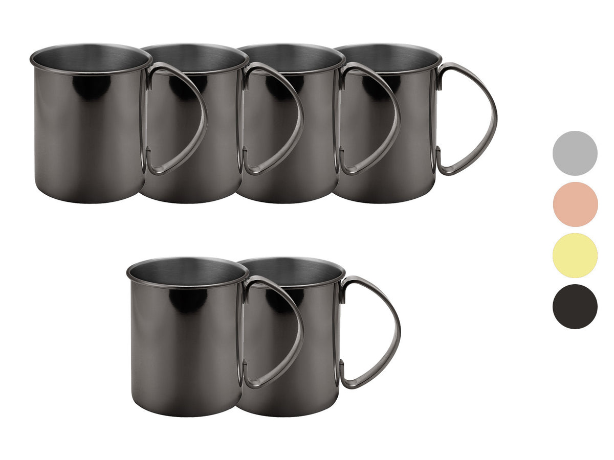 Set de tasses Moscow Mule en acier inoxydable