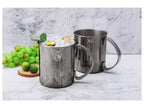 Set de tasses Moscow Mule en acier inoxydable