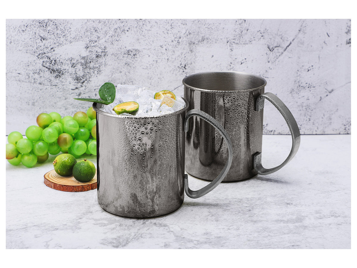 Set de tasses Moscow Mule en acier inoxydable