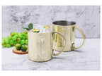 Set de tasses Moscow Mule en acier inoxydable