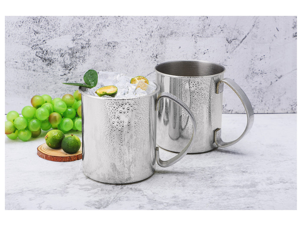 Set de tasses Moscow Mule en acier inoxydable