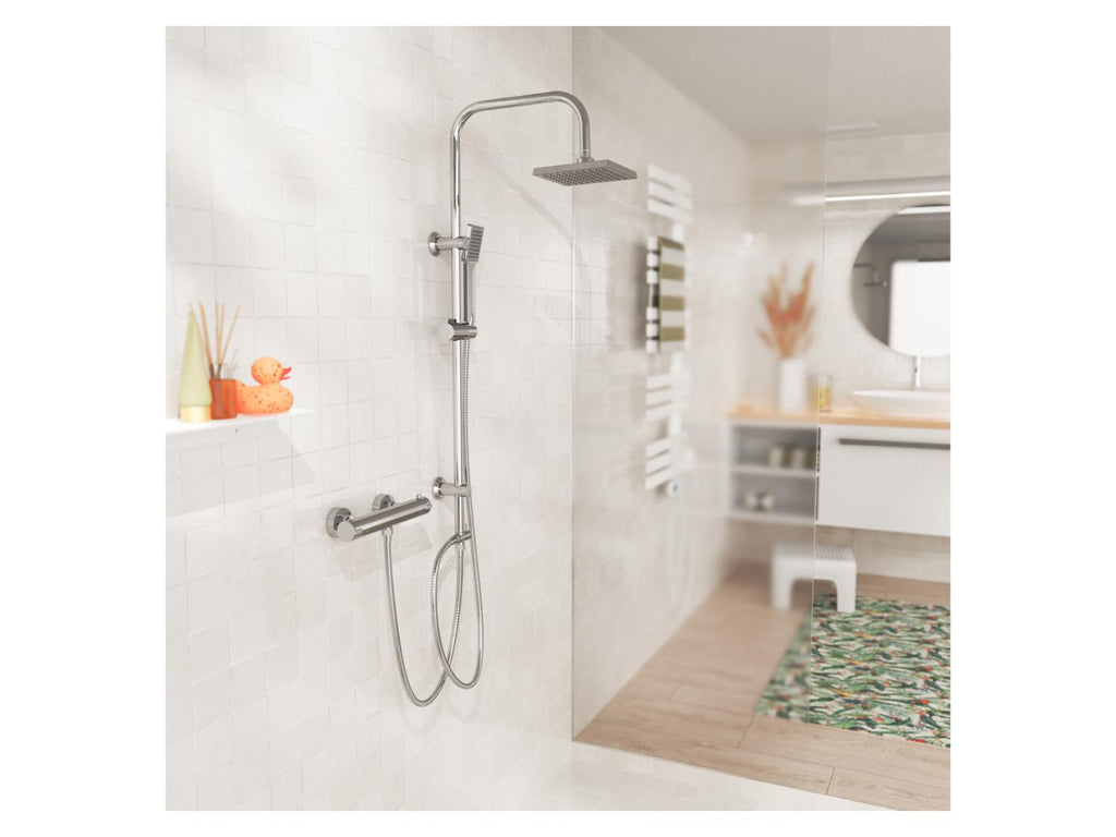 Colonne de douche effet pluie et douchette EASY ENERGY