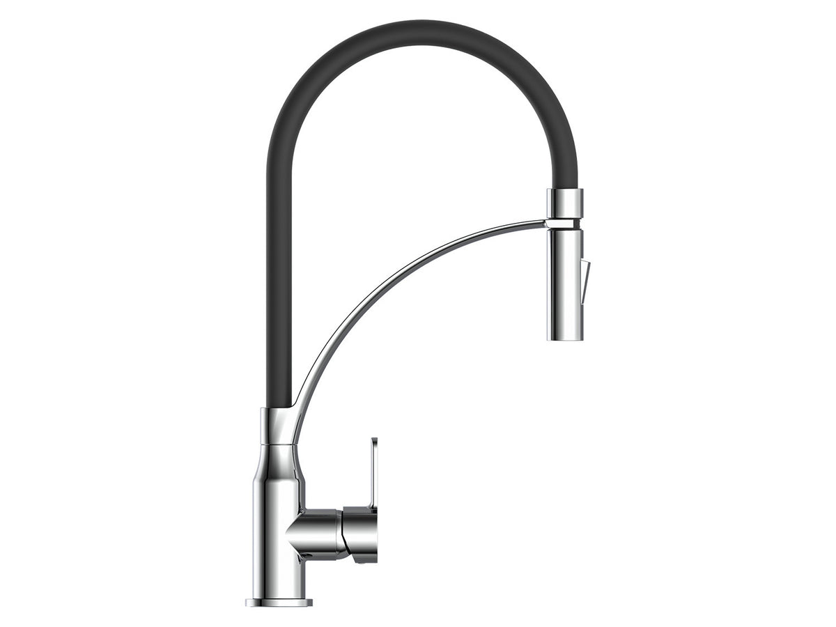 Robinet d'évier cuisine avec douche à vaisselle et tuyau interchangeable