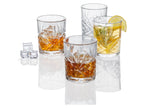 Lot de 4 verres à long drink ou à whisky